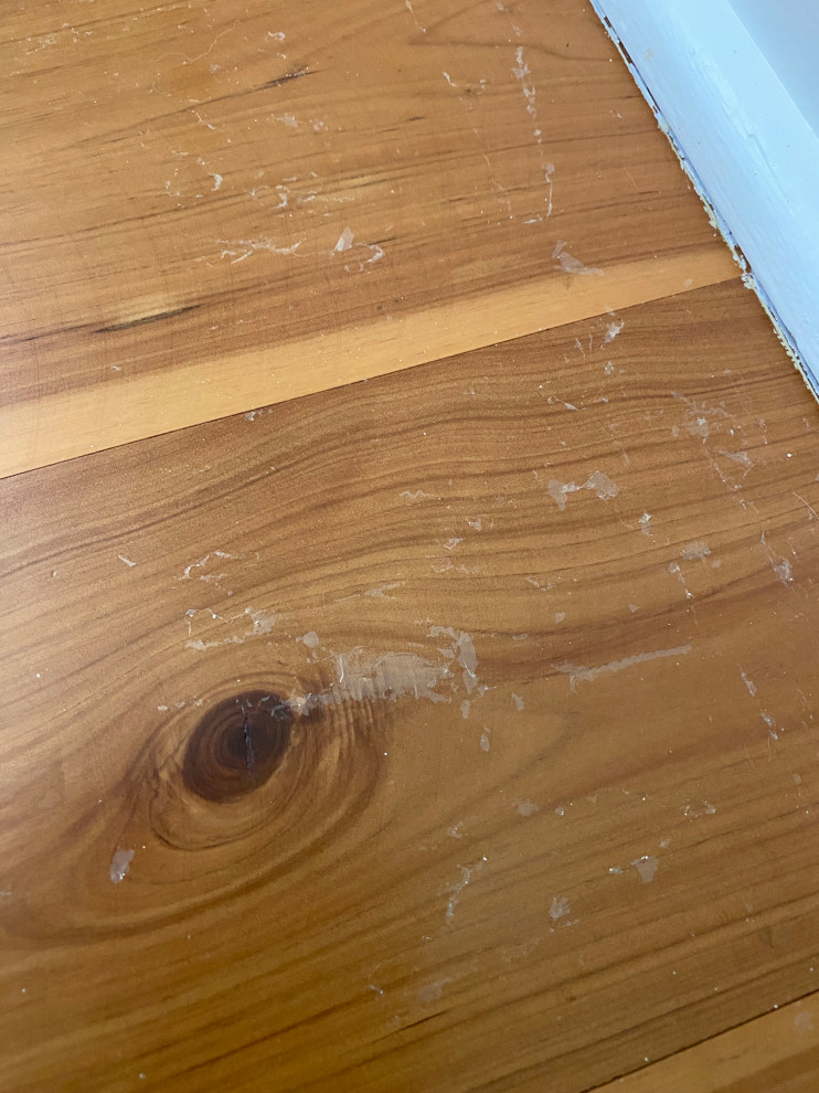 Floor finisher put poly over shellac & ruined my floors! How to fix?