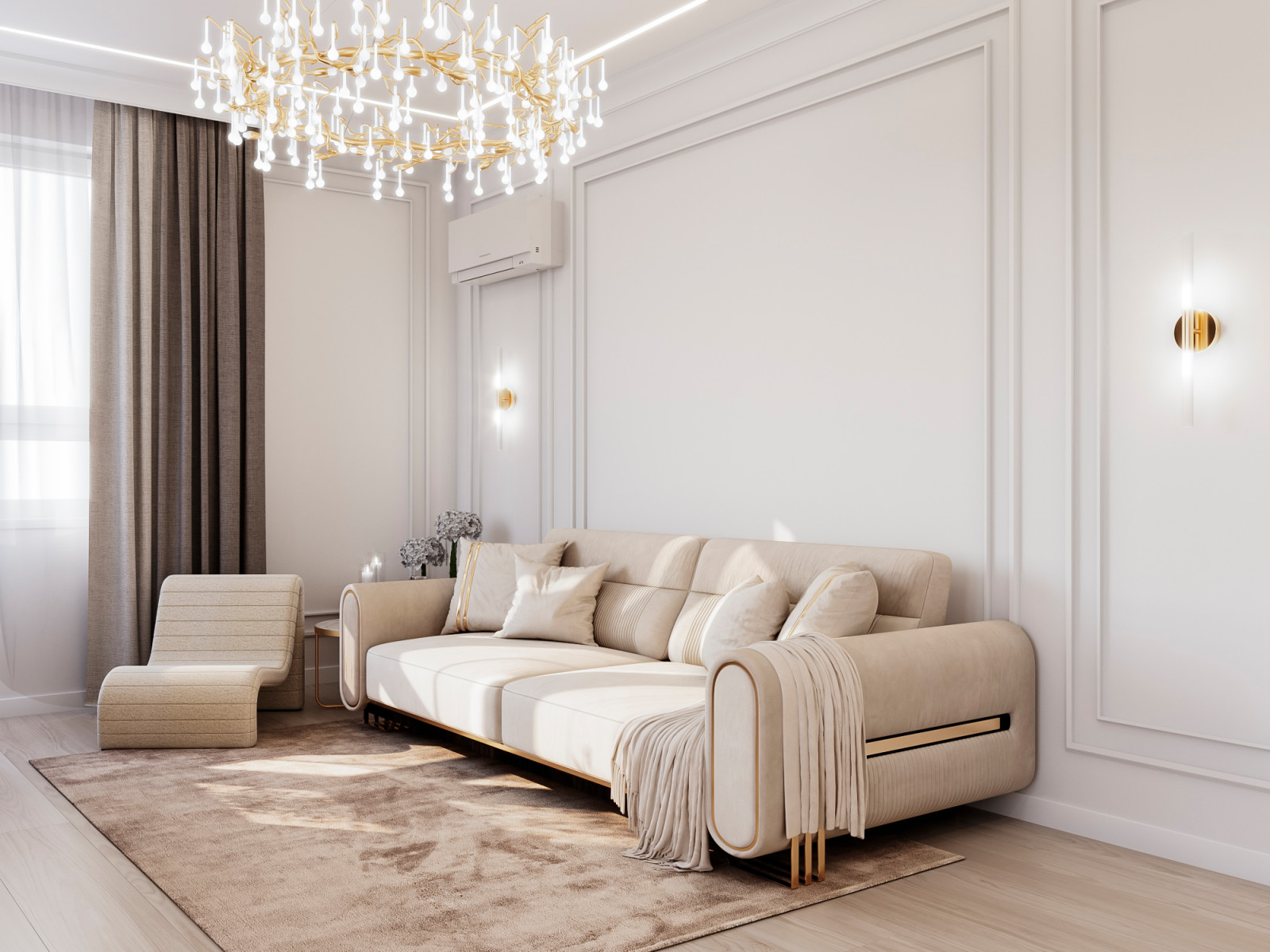 ДИЗАЙН ПРОЕКТ КВАРТИРЫ S=56,07 КВ.М.