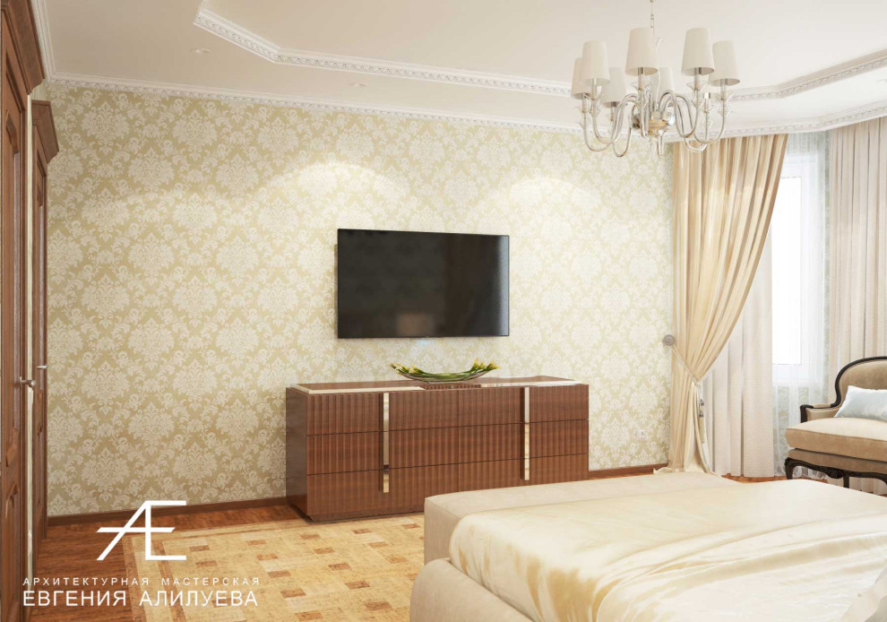 Спальня в доме в пос. Сосновка