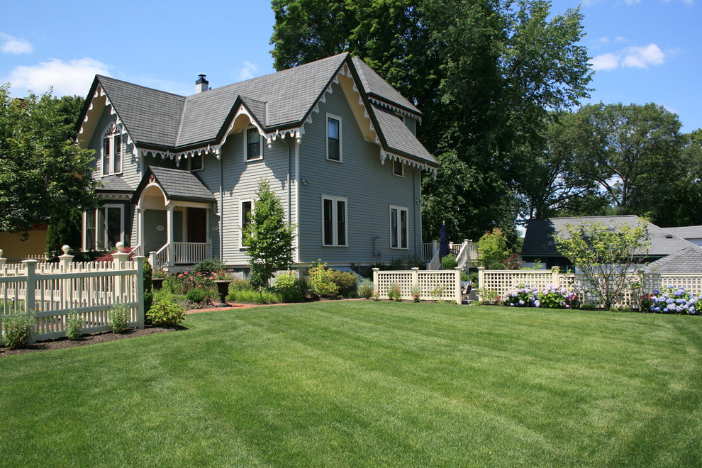 Village Victorian Victorian Landscape Boston by Kerry Lewis