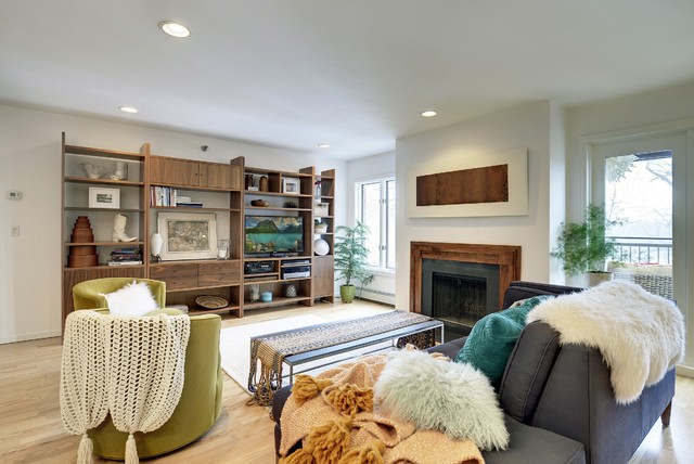 Minnetonka Condo retro-vardagsrum