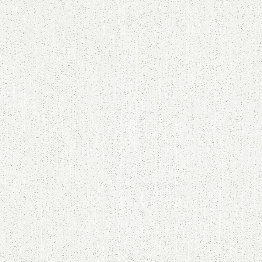 400032832 Strati White Stria Paintable Wallpaper Expanded Vinyl