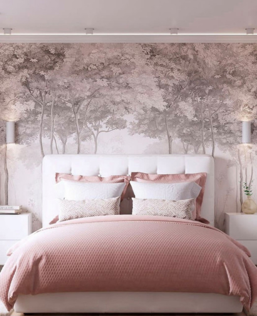"A touch of pink" full house renovation modern-bedroom