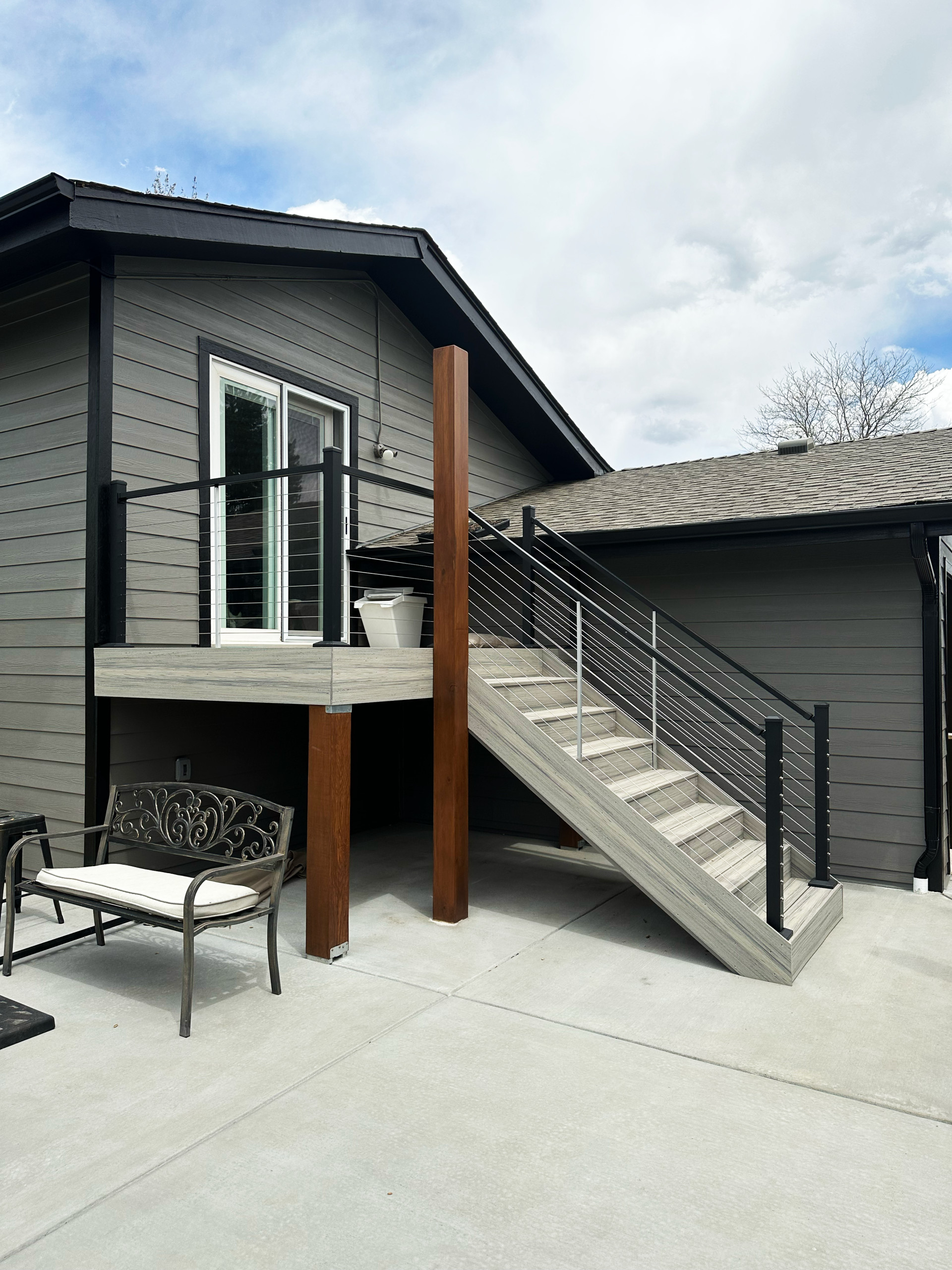 James Hardie New Deck Cable Railing + Shade Sail Posts