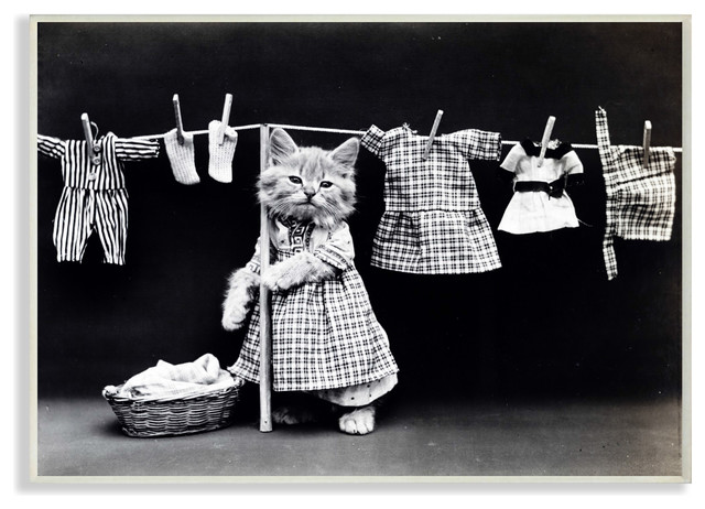 Proudly Made in USA Stupell Industries Laundry Loads of Fun Industrial Oversized Wall Plaque Art