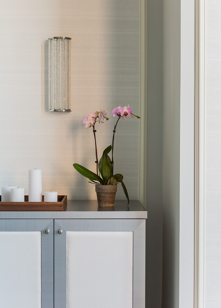 Transitional home design photo in Boston