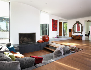 Sunken Living Room Home Design Ideas
