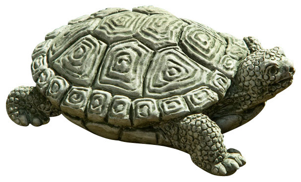 Campania My Pet Turtle Cast Stone Animal Statue Garden Art