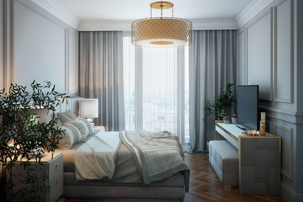 Визуализация спальни для студии дизайна Бюро9, г. Москва
