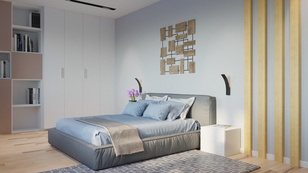 3D Визуализация спальни  Визуализатор Александр Антонов  Дизайнер Марина Иванова