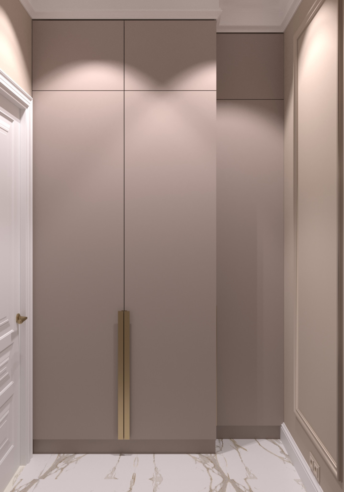 Кухня-гостиная в квартире 160 м2 в ЖК LIVE-Кутузовский.