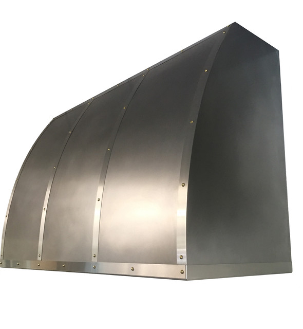 Standard NonDirectional Stainless Steel Range Hood With Brushed Straps