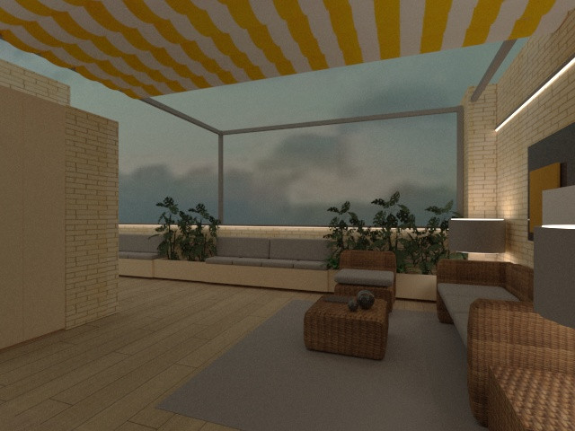 ATICO TERRAZA CON BARBACOA contemporary-traedaeck