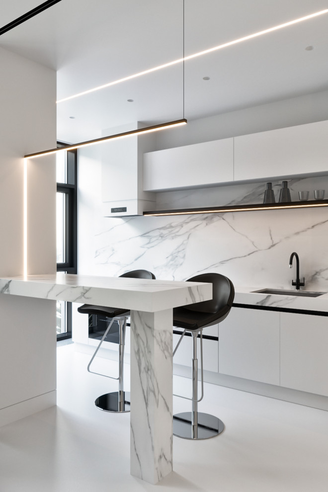 Белая квартира (гостиная)