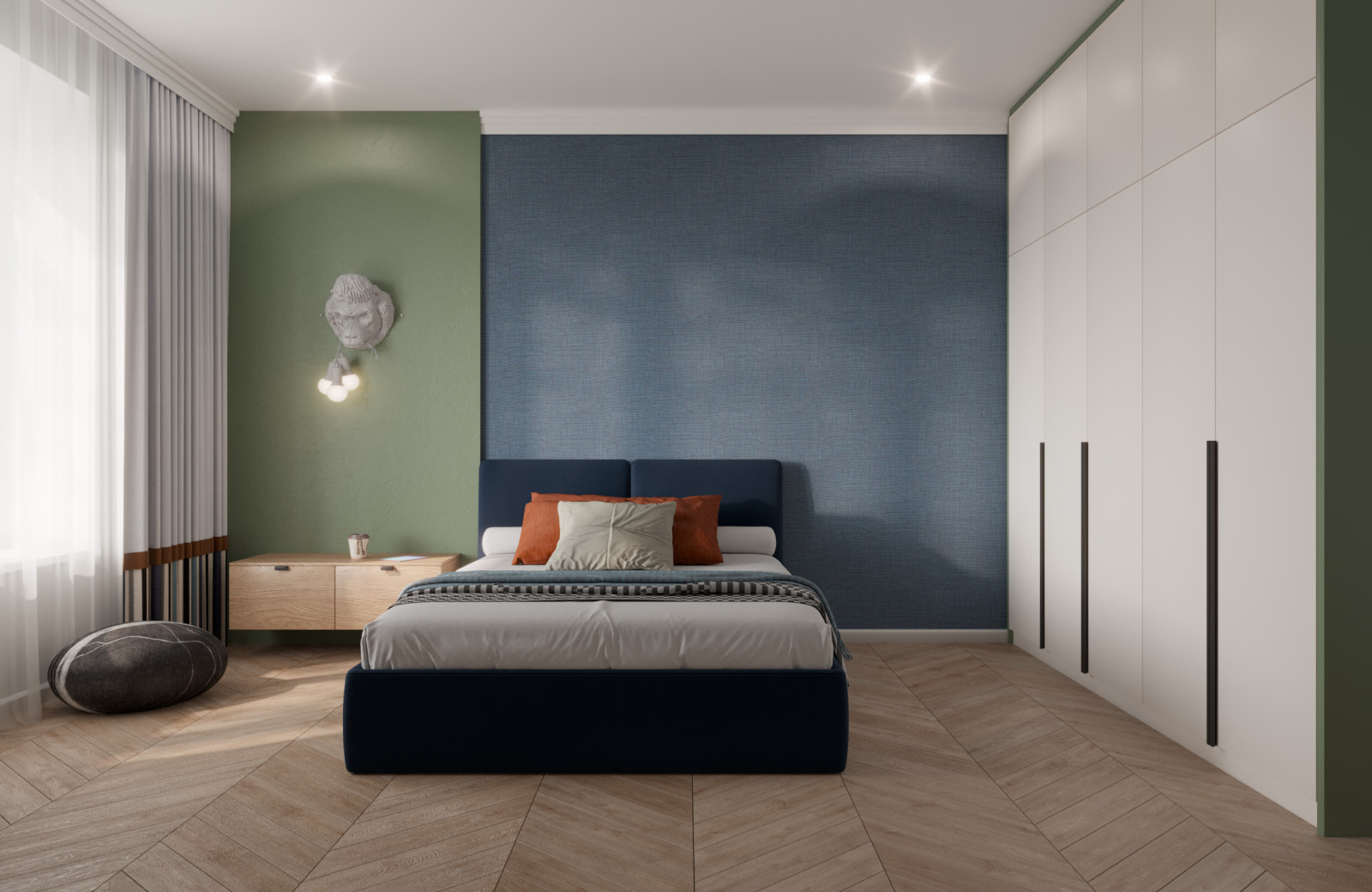 Дизайн интерьера двухэтажного дома 120 кв.м.