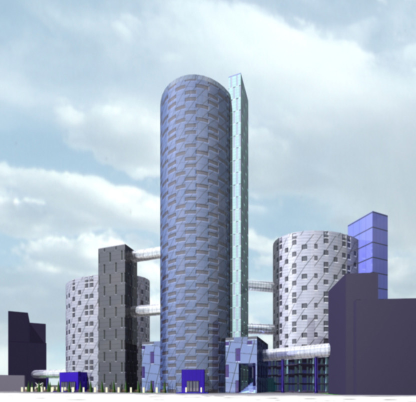 Эскизный проект офисного здания в г. Екатеринбурге