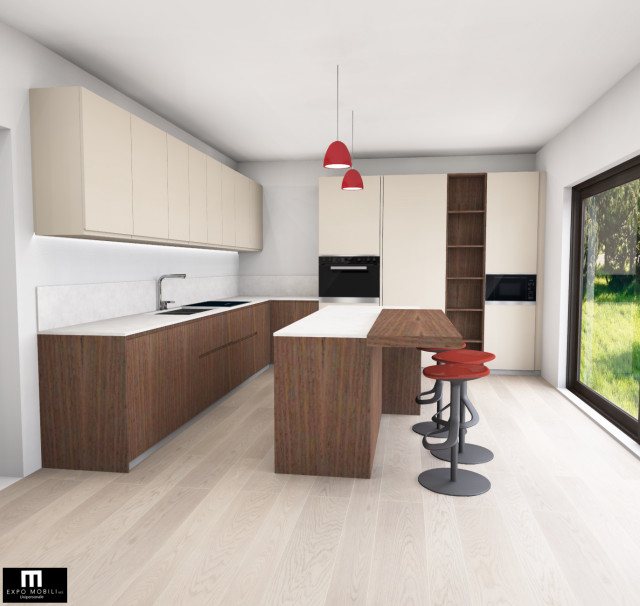 I nostri rendering minimalistisch-kueche