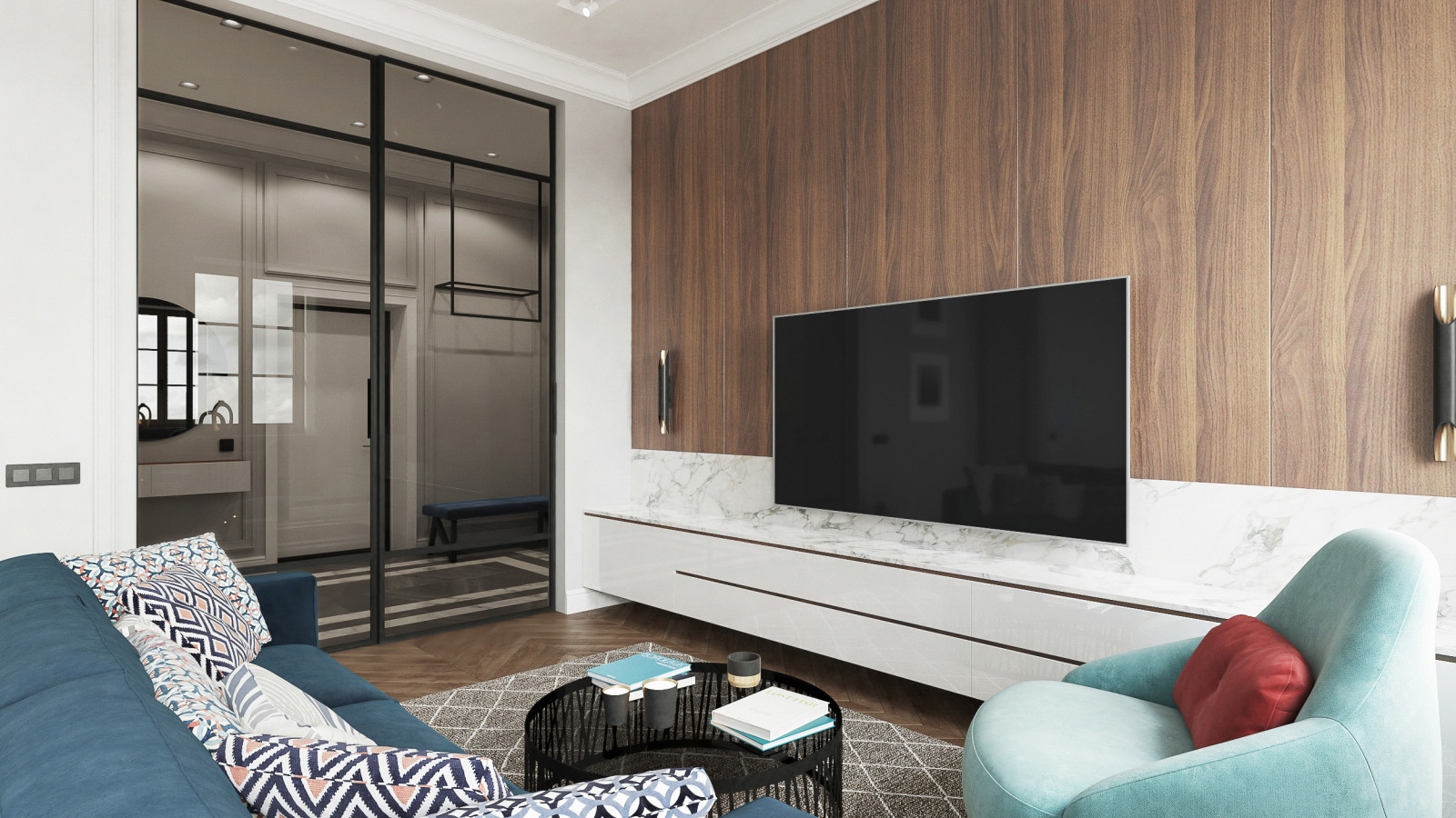 Дизайн элитной квартиры в центре Казани