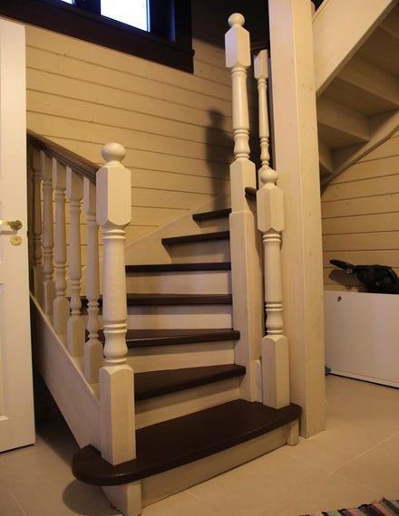 Проект деревянного дома из клееного бруса в стиле прованс