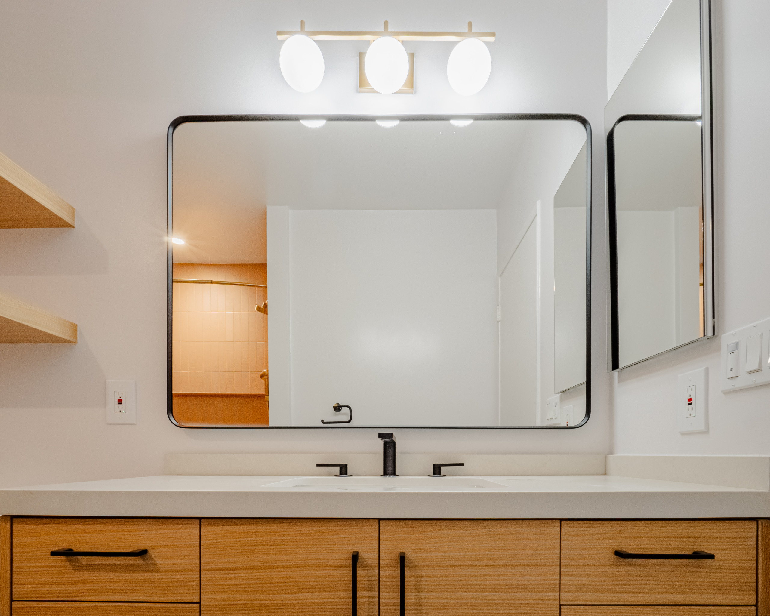 Colorful Modern Bathroom Refresh