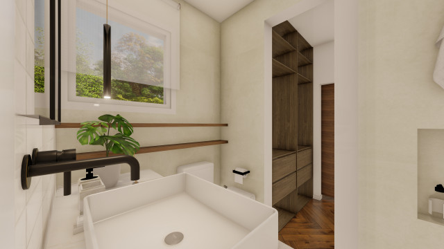 VK - Madrid moderno-bagno-di-servizio