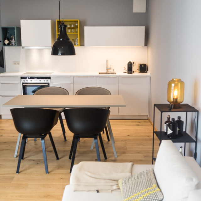 Ferienwohnung am Bodensee skandinavisk-vardagsrum