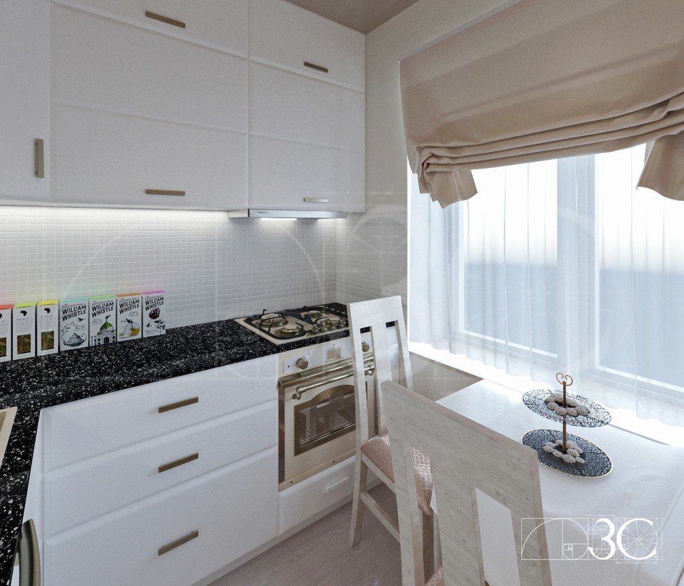 Маленькая кухня в современной классике