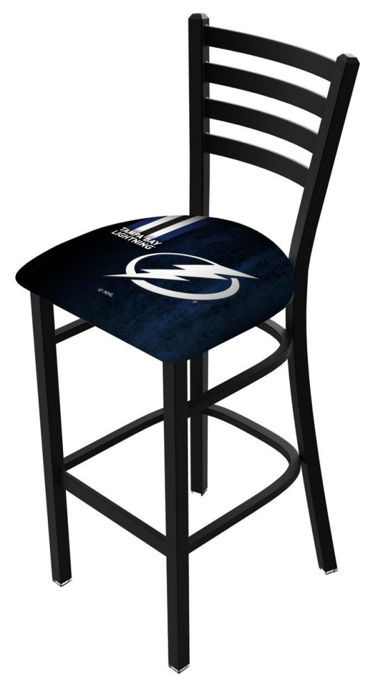 Holland L004 03 Tampa Bay Lightning 25" Counter Stool Black