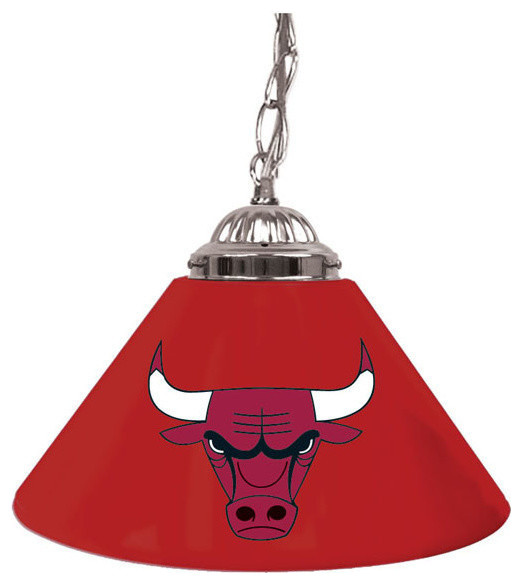Chicago Bulls Single Shade Bar Lamp - 14 inch