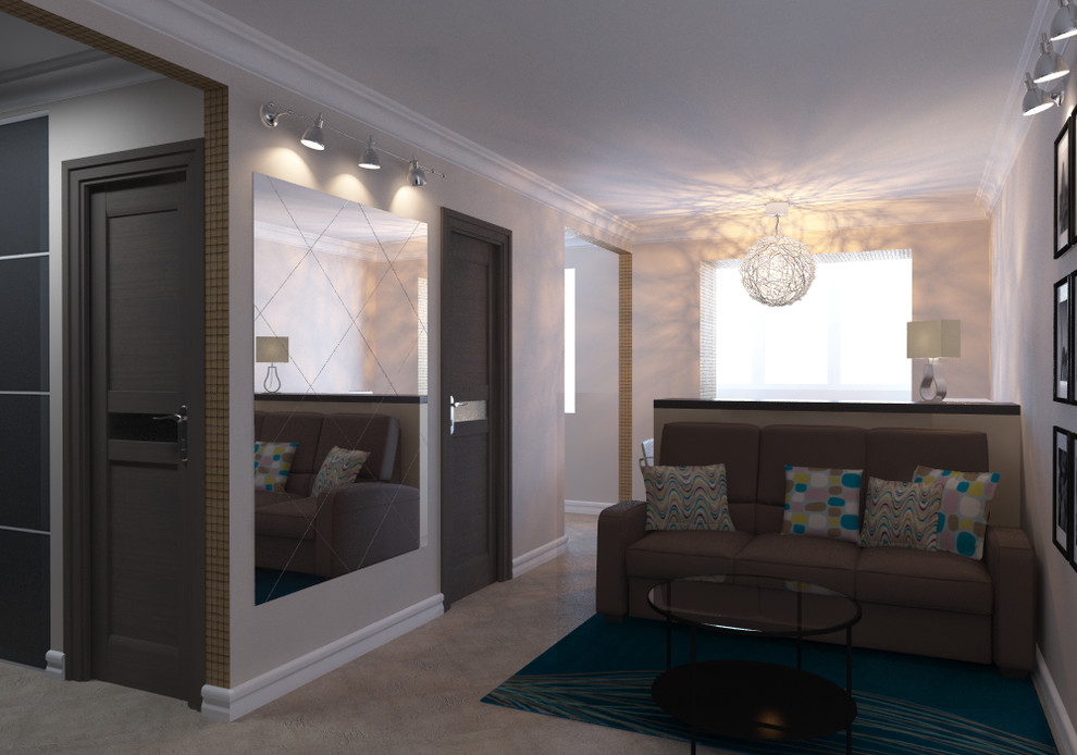 Два варианта одной маленькой гостиной