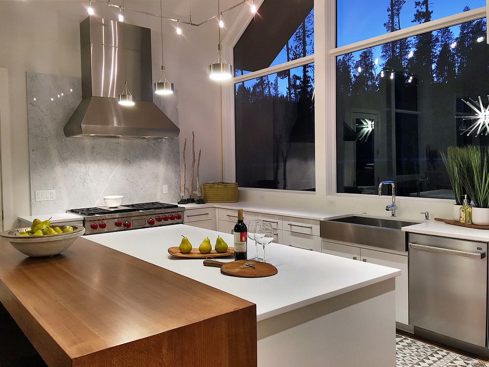 Inspiration for a transitional kitchen remodel in Denver