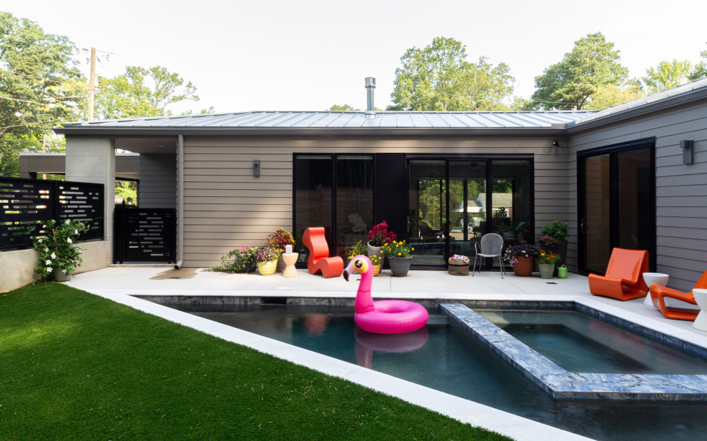 Mid-Century Pool in Raleigh