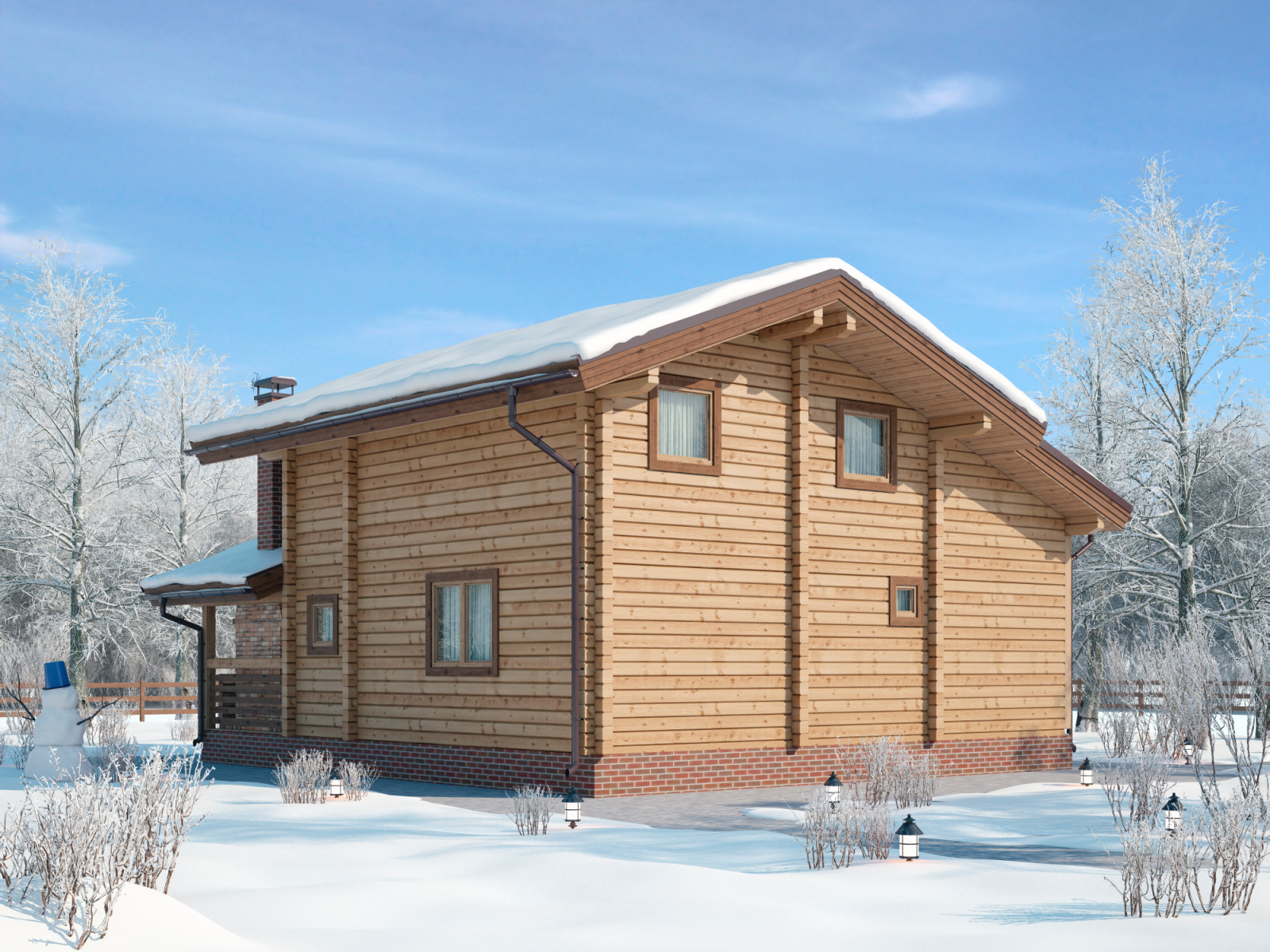 Баня из клееного бруса | Пегас 118