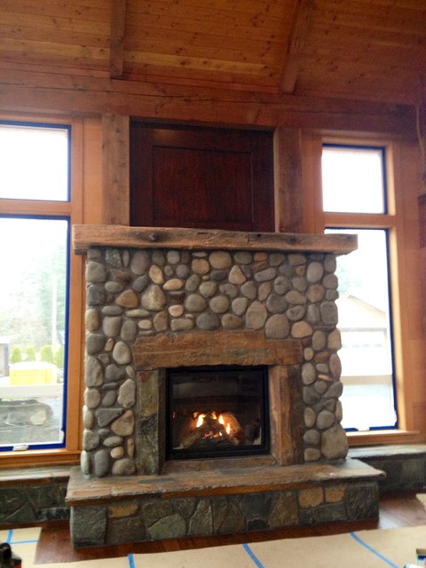 Custom Fireplaces - Farmhouse - Living Room - Portland - by Monogram