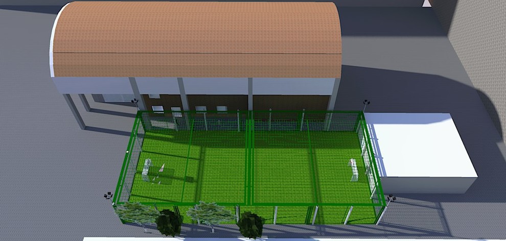 Проект спортивной футбольной площадки "Сириус" г. Томск