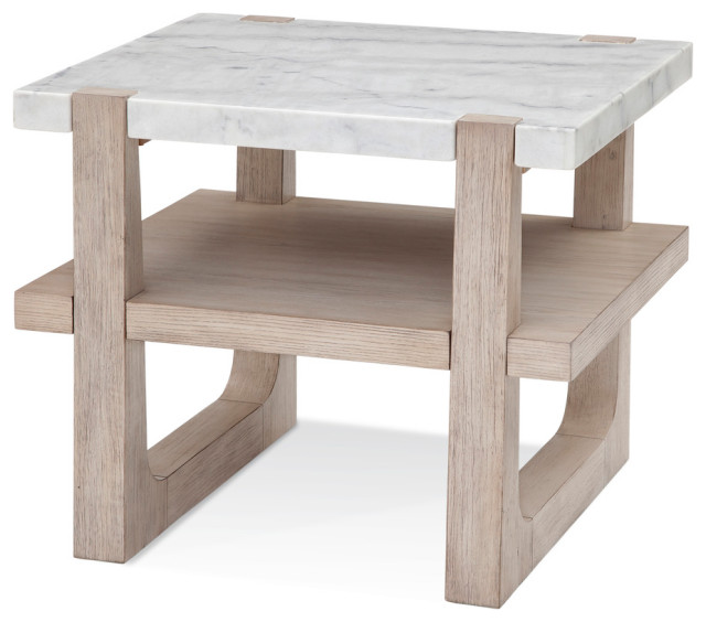 Newport Rectangular End Table Transitional Side Tables And End