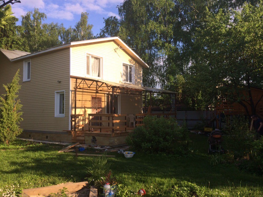 Терраса из поликарбоната