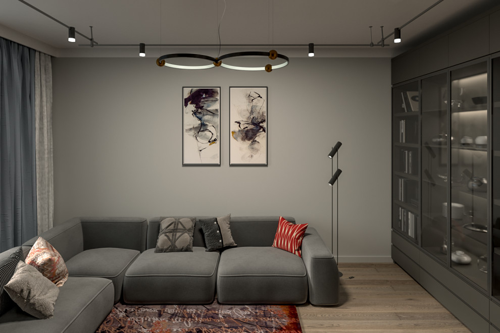 Дизайн-проект трехкомнатной квартиры в Санкт-Петербурге