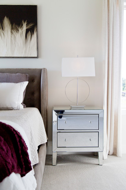 Groover Interior Design + Evan Talan Homes for KC Parade of Homes modern-schlafzimmer
