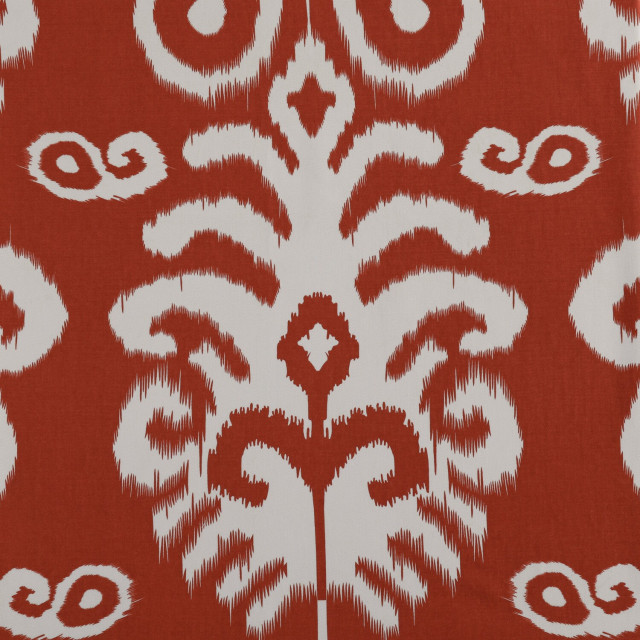 Sri Lanka Rust Printed Cotton Twill Fabric Sample, 4Wx4L, 4W x 4L