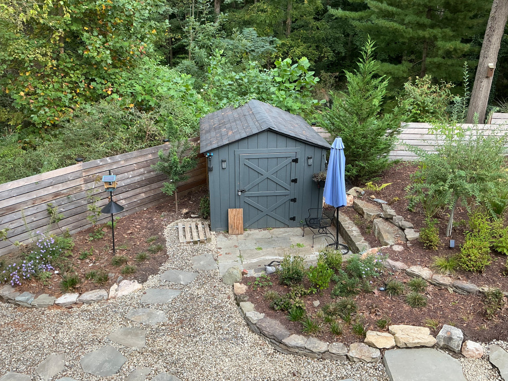 Conservation and rain gardens landscape