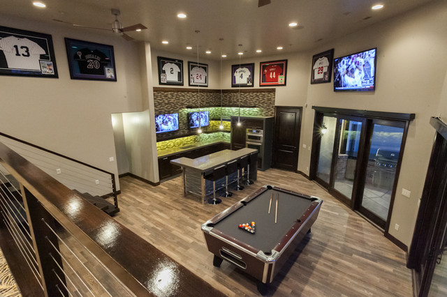 Man Cave - Contemporáneo - Sótano - Salt Lake City - de Kristen