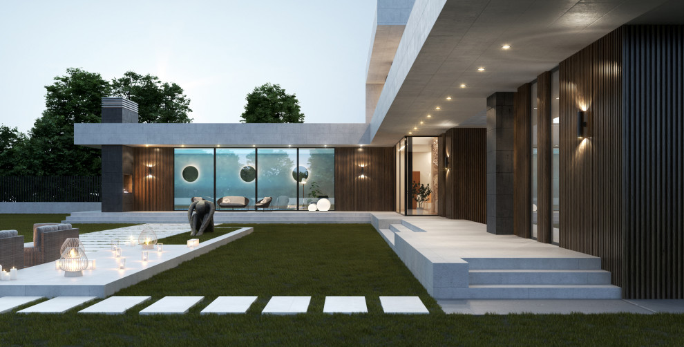 Частный жилой дом с бассейном