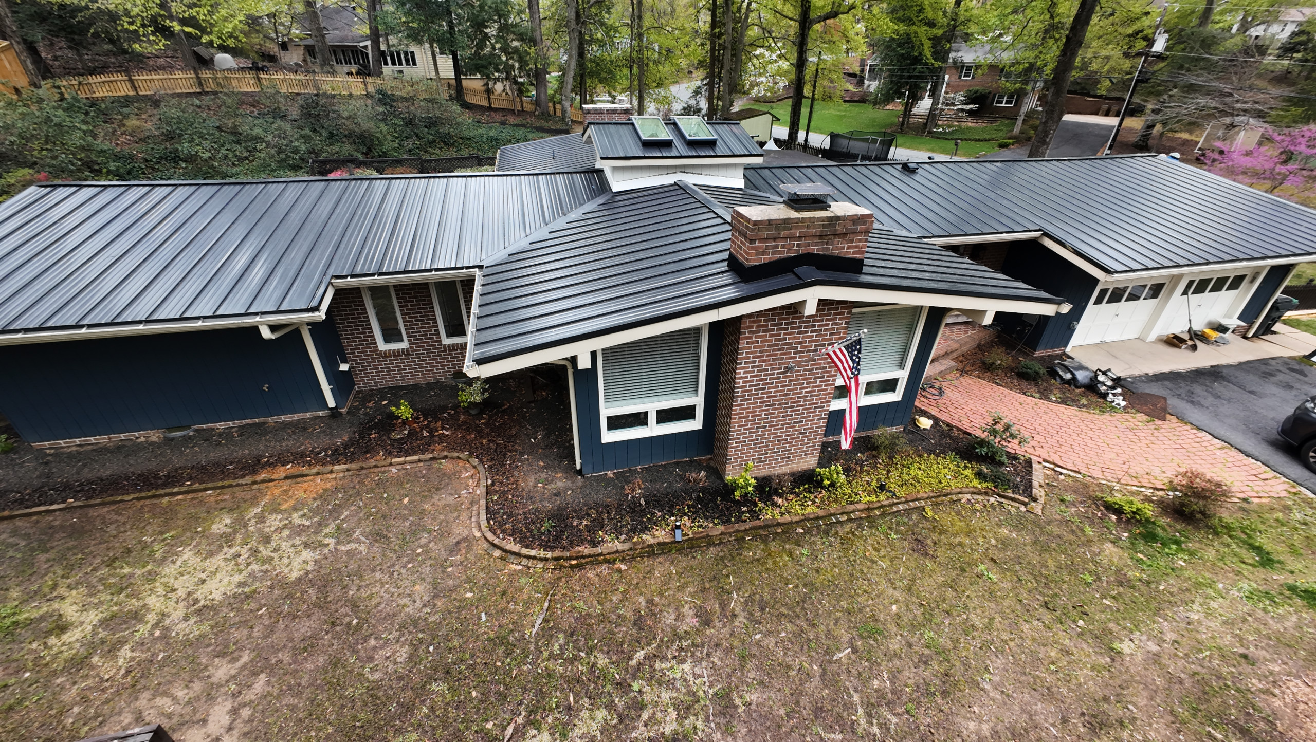 Black Metal Roof