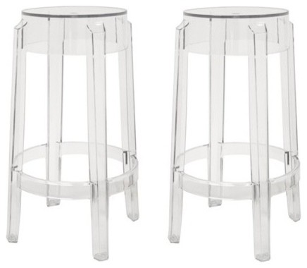 acrylic bar stools set of 2