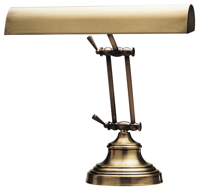 Desk/Piano Lamp 14" Antique Brass