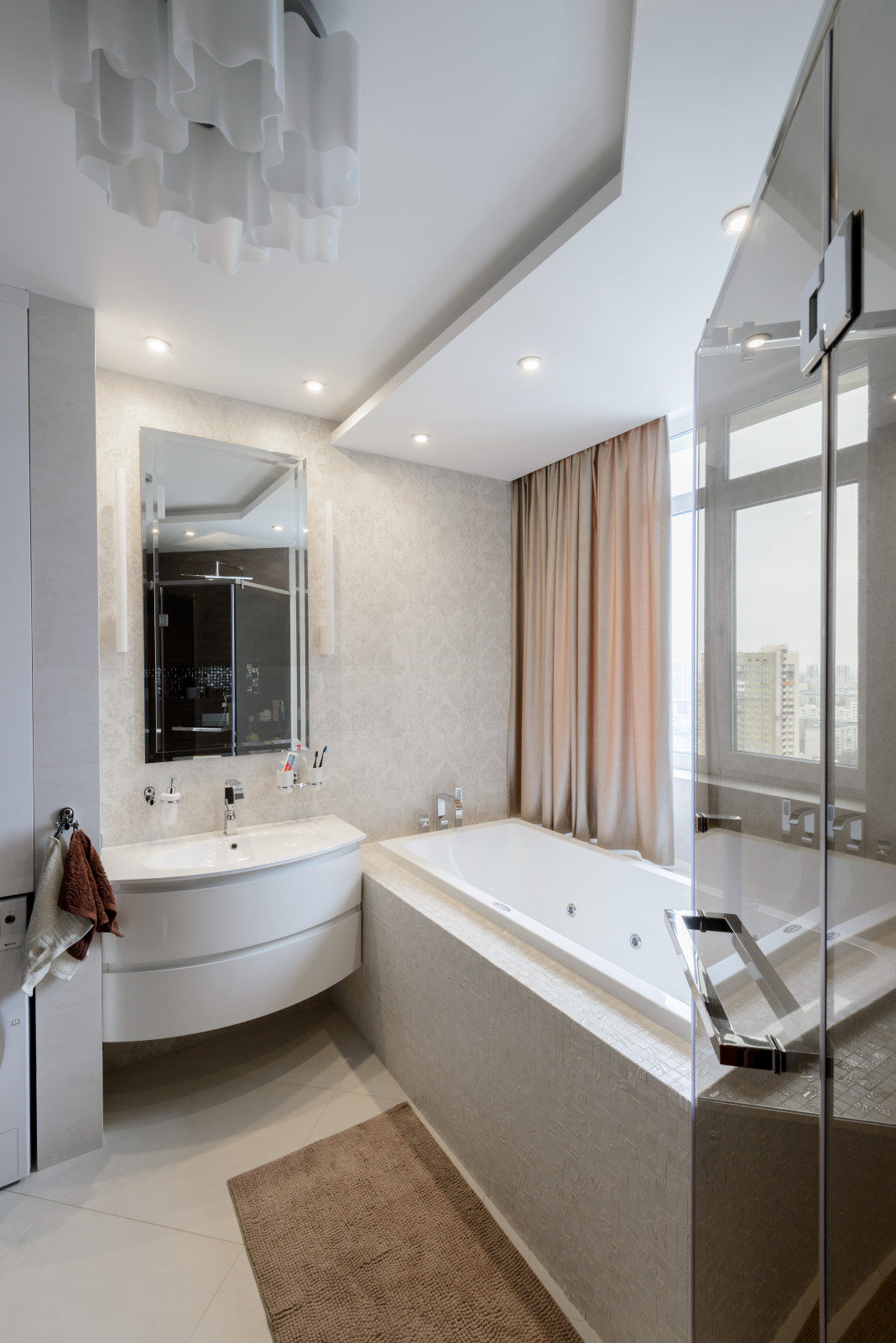 Трехкомнатная квартира-студия в современном стиле