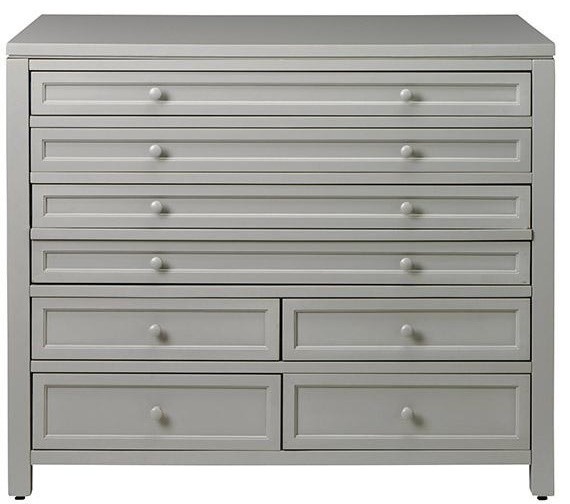Martha Stewart Living Craft Space Eight-Drawer Flat-File Cabinet, Cement Gray