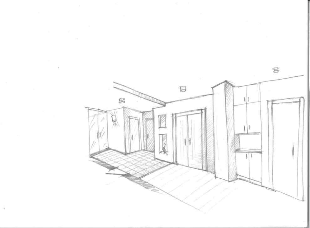 Чертежи для дизайн-проекта трехкомнатной квартиры 98 кв.м.т квартиры по дизайн-п