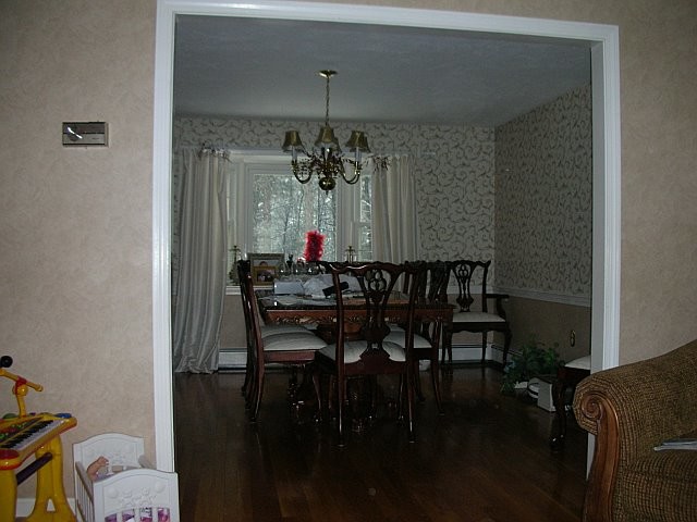 Before photo of Dining Room